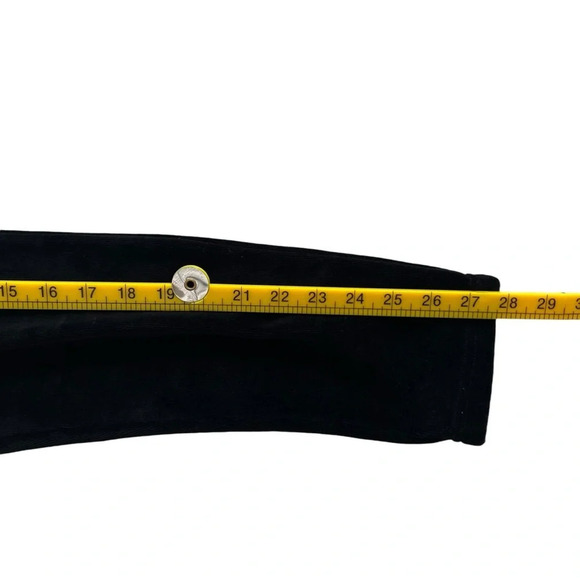 Neiman Marcus Vintage Velvet Top with Gem Zipper Closure Black Size Large - Picture 8 of 8